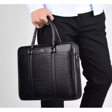 Túi công sở nam da bò thật vân cá sấu, CD9.319VB, bảo hành 1 năm, giá 1,290,000₫