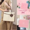 Túi công sở nữ da LIMI 3 màu - Ngăn laptop 14 inch riêng, tote A4, SORA 410k 9