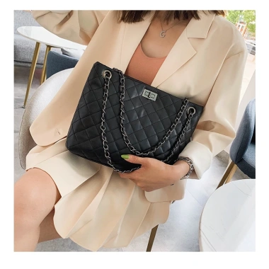 Túi công sở nữ Tote size to da PU trơn, đeo chéo vai, Miss 118 - Giá 135.000₫ 7