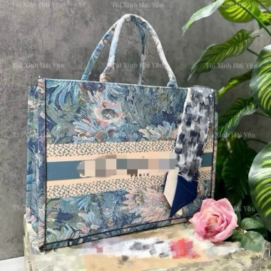 Túi công sở và tote thổ cẩm size 35/41 - Kiểu hiện đại, kèm khăn treo thời trang, chỉ 115.000đ