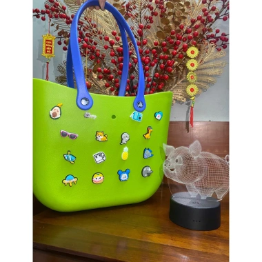 Túi Crocs Stick 5 màu siêu xinh - Tặng chram, túi sách du lịch biển 2.024-25 6
