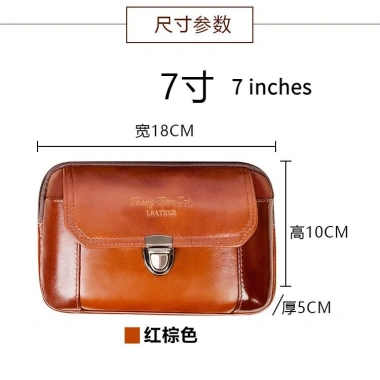 Túi Da Bò Đeo Hông Nam Chống Mài Mòn - Đựng Điện Thoại An Toàn, Giá Ưu Đãi 313k 4