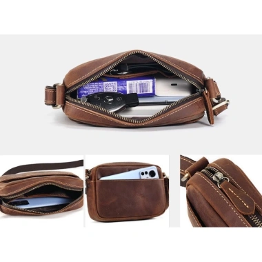 Túi Da Bò Sáp 8.160 - Thiết Kế Độc Đáo, Giá Ưu Đãi 1,190,000₫, Chống Nước 8