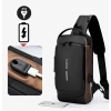 Túi Da Đeo Chéo Nam Cao Cấp, Khóa Bảo Vệ, Chống Nước, Balo Mini Đa Ngăn - 138k 3