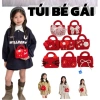 Túi dạ đỏ quai ngọc mini bé gái - Phối đồ Tết, đi chơi dễ thương, chỉ 130k