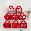 Túi dạ đỏ quai ngọc mini bé gái - Phối đồ Tết, đi chơi dễ thương, chỉ 130k 2