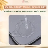 Túi da du lịch PU chống nước - Đựng phụ kiện công nghệ, sạc USB, hộ chiếu - 129.000 5