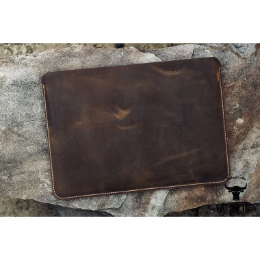 Túi Da Đựng Laptop Da Thật Vintage - Thiết kế bảo vệ an toàn, giá ưu đãi 410.000 VND