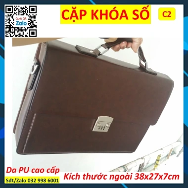 Túi da nam công sở C2 nâu - Cặp đựng laptop Magic1, giá chỉ 399.000 VNĐ