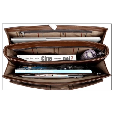 Túi da nam công sở C2 nâu - Cặp đựng laptop Magic1, giá chỉ 399.000 VNĐ