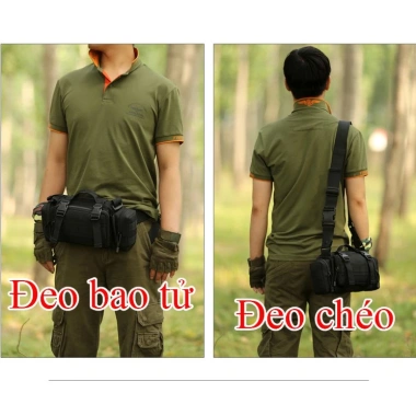 Túi đa năng nam đeo chéo, đeo bụng thời trang - Nhiều ngăn, giá 180.000 VND 3