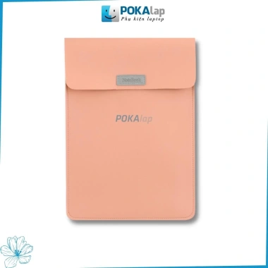 Túi da POKA63 đựng laptop và tablet, lót chống thấm, làm bàn di chuột 13-17 inch 8