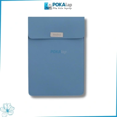 Túi da POKA63 đựng laptop và tablet, lót chống thấm, làm bàn di chuột 13-17 inch 10