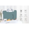 Túi Da PU chống sốc, chống thấm nước, họa hoạt hình, bảo vệ laptop 13.3‑15.6 inch 4