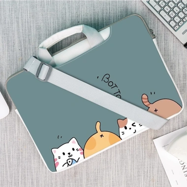 Túi Da PU chống sốc, chống thấm nước, họa hoạt hình, bảo vệ laptop 13.3‑15.6 inch 9 Túi Da PU chống sốc, chống thấm nước, họa hoạt hình, bảo vệ laptop 13.3‑15.6 inch 9