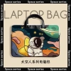 Túi Da PU Đựng Laptop 13-17 inch Chống Sốc, Chống Thấm Nước, Họa Tiết Hoạt Hình Unisex