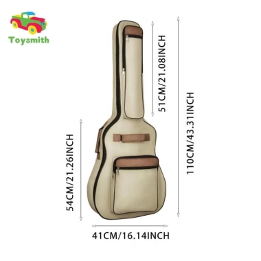 Túi Đàn Guitar Bass Mềm Bảo Quản, Túi Vai Oxford Chống Thấm, Dây Điều Chỉnh