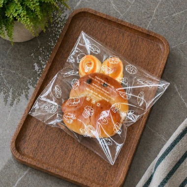Túi Dán Keo 1kg Đựng Bánh Size 16x24 - 17x24 Chất Bóng Kính Giá 112k - Gold Pack VN