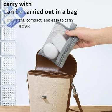 Túi đầu đọc thẻ đĩa cứng lưới, tai nghe di động, cáp dữ liệu, bộ sạc, U Disk zipper - Giảm 20 phần trăm du lịch 6