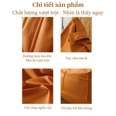 Túi đậu tam giác vỏ ghế sofa công nghệ - nhẹ sang trọng, căn hộ nhỏ, giá 239.000₫ 8