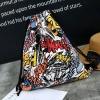 Túi Dây Rút Canvas Denim Nam Nữ - Ba Lô Đa Năng Đi Học Giá Ưu Đãi 70,168 VND 8