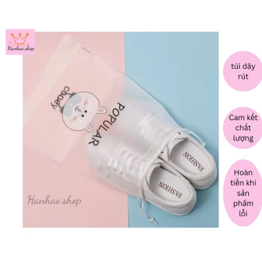Túi dây rút dày dặn đựng mỹ phẩm, giày dép, đồ lót, chống nước - Chỉ 3.000đ 6 Túi dây rút dày dặn đựng mỹ phẩm, giày dép, đồ lót, chống nước - Chỉ 3.000đ 6