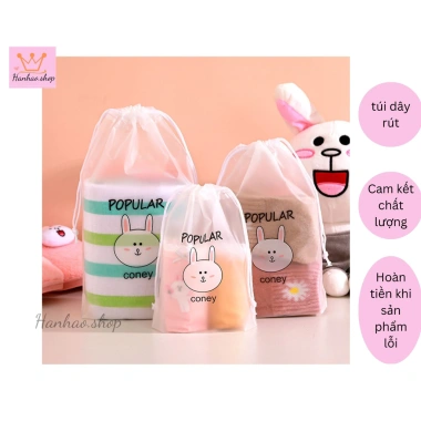 Túi dây rút dày dặn đựng mỹ phẩm, giày dép, đồ lót, chống nước - Chỉ 3.000đ
