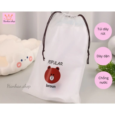 Túi dây rút dày dặn đựng mỹ phẩm, giày dép, đồ lót, chống nước - Chỉ 3.000đ