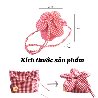 Túi Dây Rút Hình Bông Hoa RICHOUSE Độc Đáo - Đeo Chéo Vintage, Phù Hợp Đi Biển, Giá 134k
