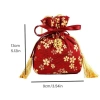 Túi dây rút hoa vải ISKYBO - Nơ ruy băng Sakura, Satin Bow, túi tiệc cưới 40.500₫ 2