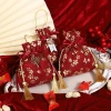 Túi dây rút hoa vải ISKYBO - Nơ ruy băng Sakura, Satin Bow, túi tiệc cưới 40.500₫ 7