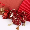Túi dây rút hoa vải ISKYBO - Nơ ruy băng Sakura, Satin Bow, túi tiệc cưới 40.500₫ 9