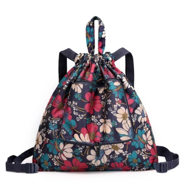 Túi dây rút SWEETFASHION đa năng, nhẹ, ba lô gấp hình động vật Nylon – 110.160₫