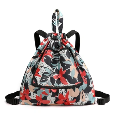 Túi dây rút SWEETFASHION đa năng, nhẹ, ba lô gấp hình động vật Nylon – 110.160₫