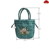 Túi dây rút thêu hoa vải lụa sang trọng cầm tay kiểu hanfu Trung Hoa 60.000 2