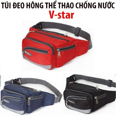 Túi Đeo Bụng 6 Ngăn VSTAR - Bao Tử Vải Dù Cao Cấp, Giá chỉ 72.000₫ 2