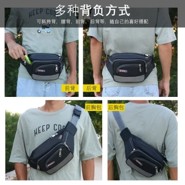 Túi Đeo Bụng 6 Ngăn VSTAR - Bao Tử Vải Dù Cao Cấp, Giá chỉ 72.000₫ 9