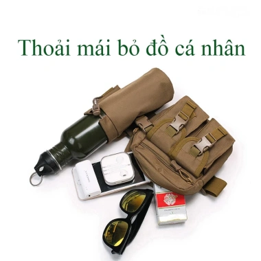 Túi đeo bụng Columm D5 có ngăn đựng bình nước Giá ưu đãi 172.800₫