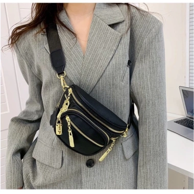 Túi đeo bụng & hông đa ngăn, đeo chéo thời trang, giá chỉ 49.000đ - Túi bao tử 104 8