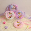 Túi đeo chéo bé gái thêu ngựa kỳ lân pony, vải lông nhung mềm mịn - Giá 48.000đ