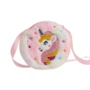 Túi đeo chéo bé gái thêu ngựa kỳ lân pony, vải lông nhung mềm mịn - Giá 48.000đ 8