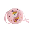 Túi đeo chéo bé gái thêu ngựa kỳ lân pony, vải lông nhung mềm mịn - Giá 48.000đ 10