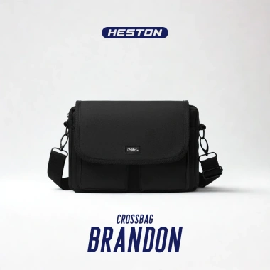 Túi Đeo Chéo BRANDON Nhiều Ngăn Canvas Chống Nước Đựng iPad Đi Học Đi Làm 205k