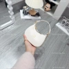 Túi đeo chéo cầm tay mini size 12 dạ đỏ phối bèo ren bassci thời trang giá 59k 8