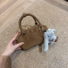 Túi đeo chéo da lộn thỏ xinh cho nữ – Cầm tay, đi làm, đi chơi, 104.000₫ 6