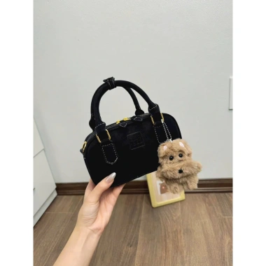 Túi đeo chéo da lộn thỏ xinh cho nữ – Cầm tay, đi làm, đi chơi, 104.000₫