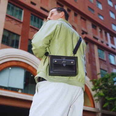 Túi đeo chéo da nam Damaris Bag BARAS VIETNAM, thời trang, giảm 22% chỉ 790.000₫