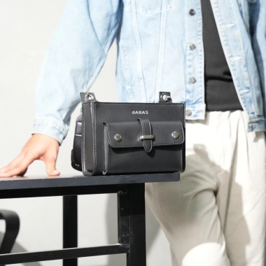 Túi đeo chéo da nam Damaris Bag BARAS VIETNAM, thời trang, giảm 22% chỉ 790.000₫