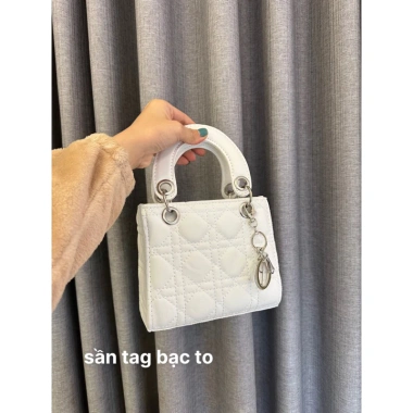 Túi Đeo Chéo Da Sần Mẹ & Bé Dáng Vuông Size Nhỏ, Tặng Phụ Kiện, Giá 79.000₫
