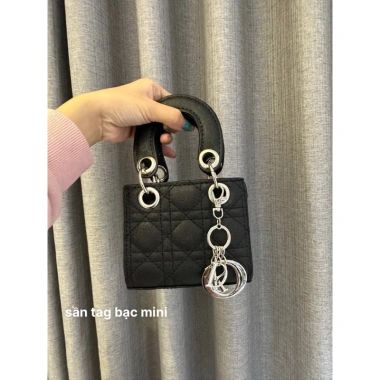Túi Đeo Chéo Da Sần Mẹ & Bé Dáng Vuông Size Nhỏ, Tặng Phụ Kiện, Giá 79.000₫